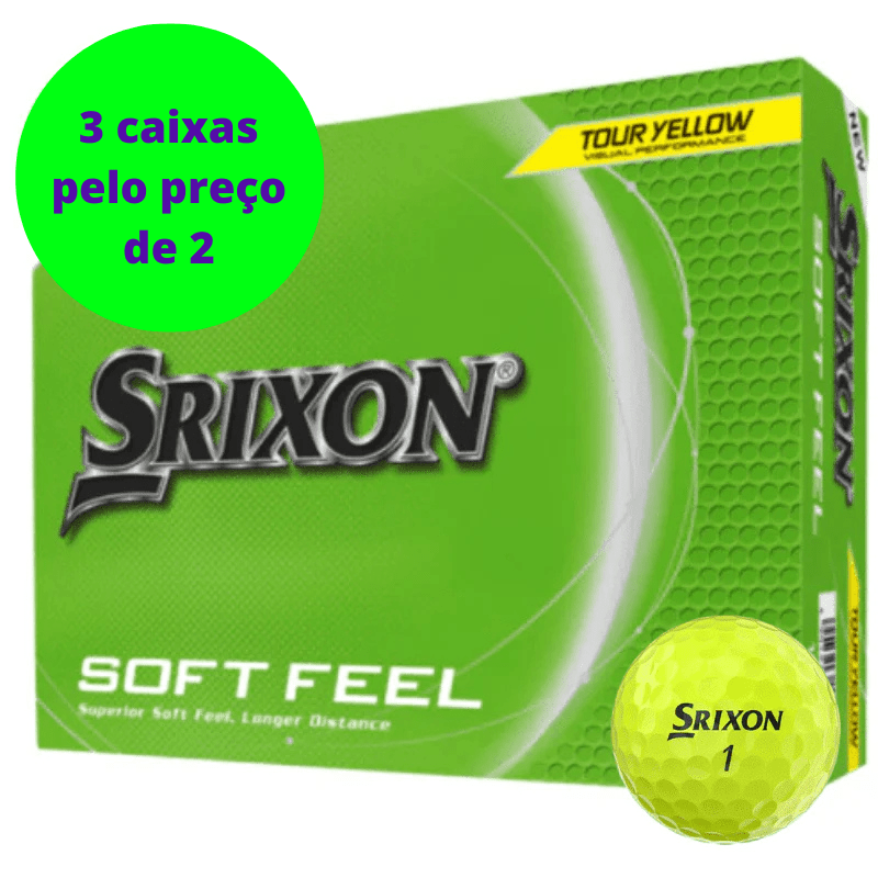 Balles de golf Srixon - Soft Feel - x12 Jaune - Horslimits - balles de golf