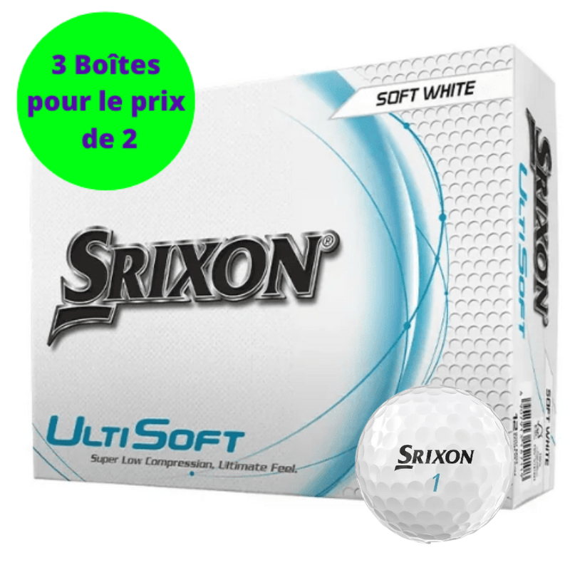Balles de golf Srixon - Ulti Soft - x12 Blanc - Horslimits - balles de golf
