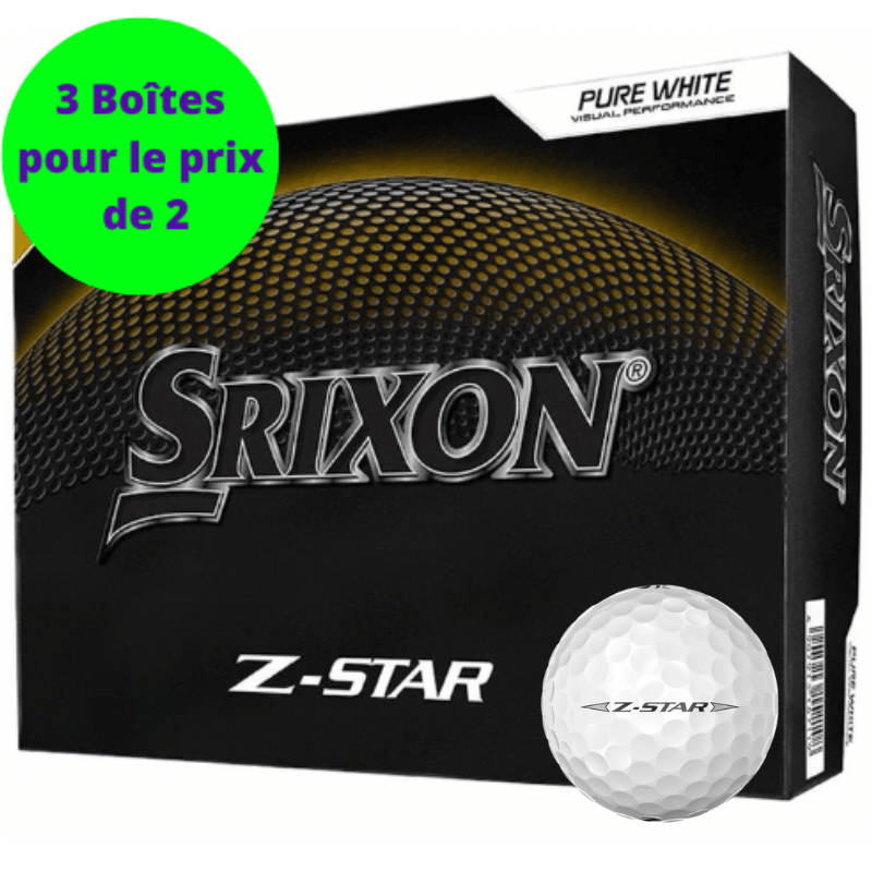 Balles de golf Srixon - Z - Star x12 Blanc - Horslimits - balles de golf