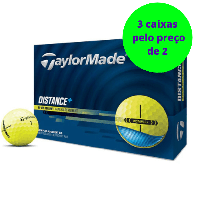 Balles de golf Taylormade - Distance+ x12 Jaune - Horslimits - balles de golf