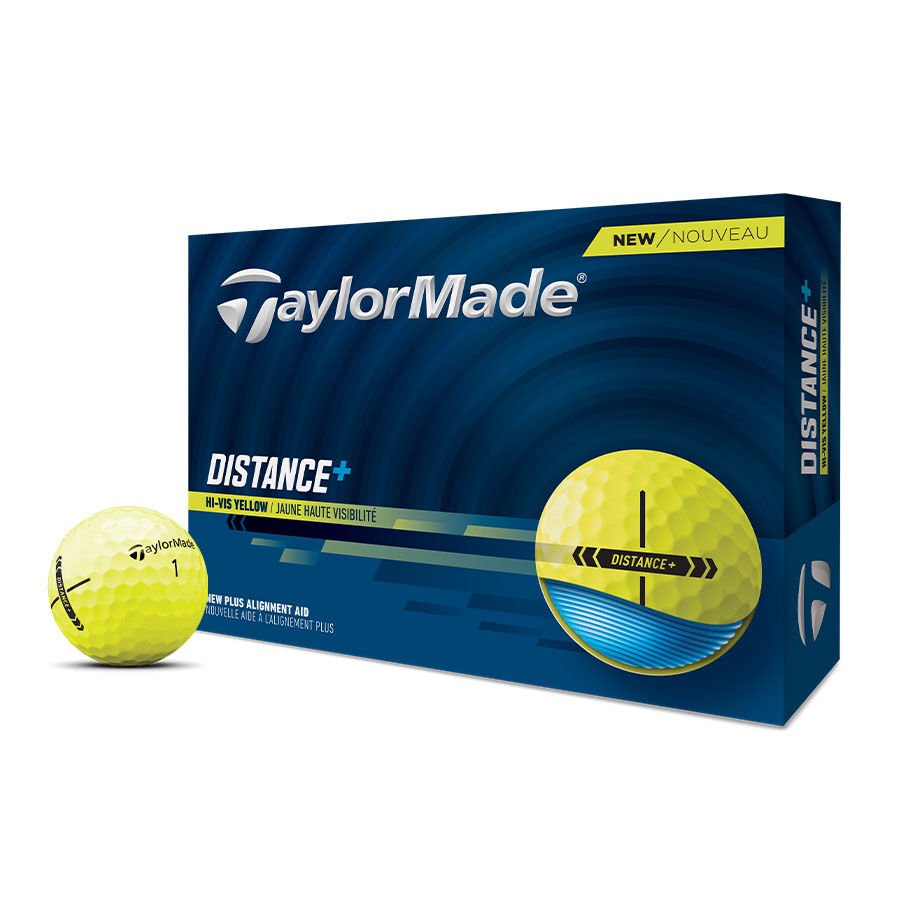 Balles de golf Taylormade - Distance+ x12 Jaune - Horslimits - balles de golf