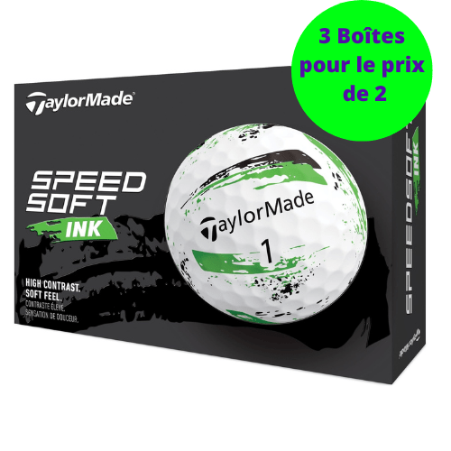 Balles de golf Taylormade - Speed soft Ink x12 Vert - Horslimits - balles de golf
