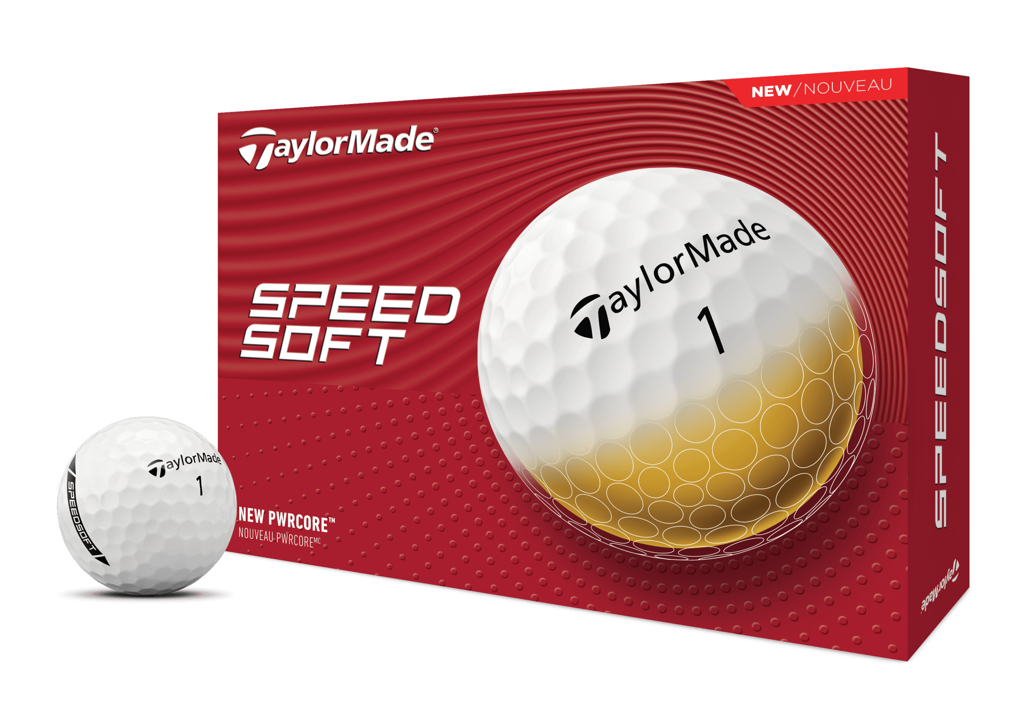 Balles de golf Taylormade - Speed soft x12 Blanc - Horslimits - balles de golf
