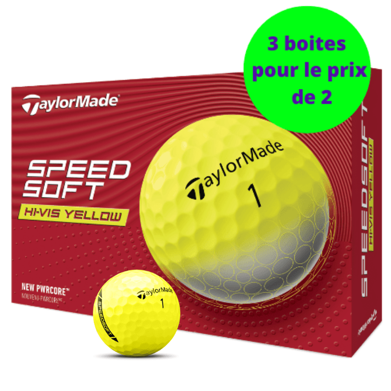 Balles de golf Taylormade - Speed soft x12 jaune - Horslimits - balles de golf