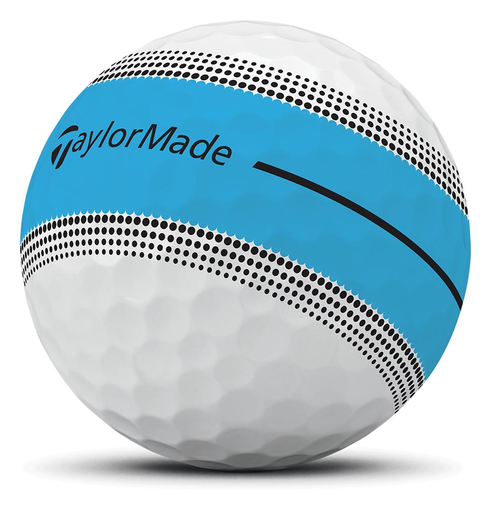 Balles de golf Taylormade - Tour Response Stripe Neon x12 Bleu - Horslimits - balles de golf