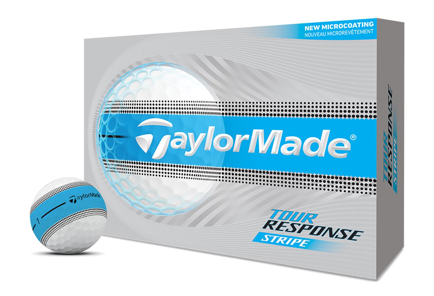 Balles de golf Taylormade - Tour Response Stripe Neon x12 Bleu - Horslimits - balles de golf