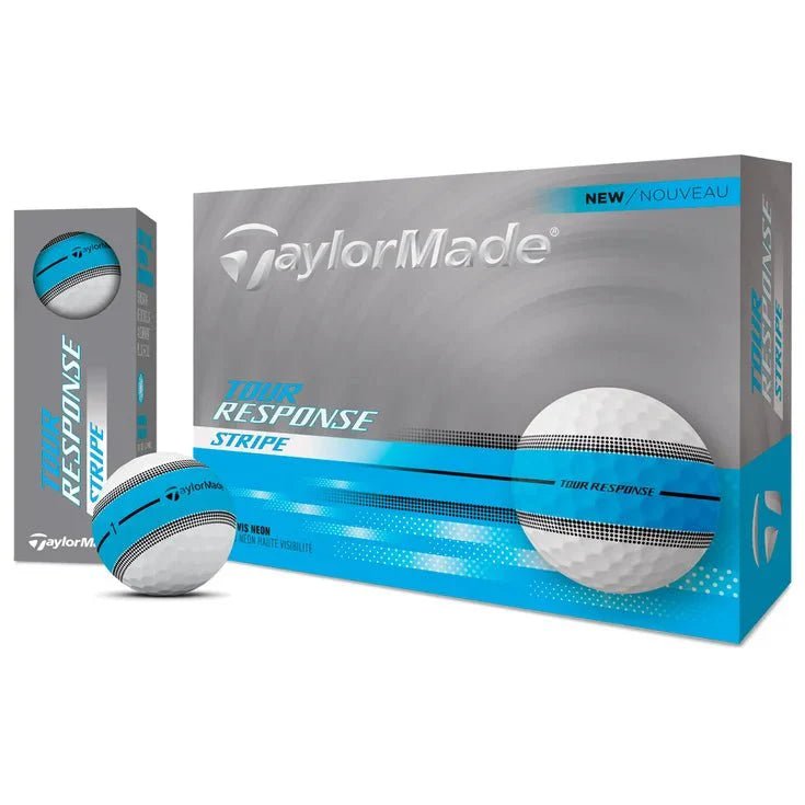 Balles de golf Taylormade - Tour Response Stripe Neon x12 Bleu PT - Horslimits - balles de golf