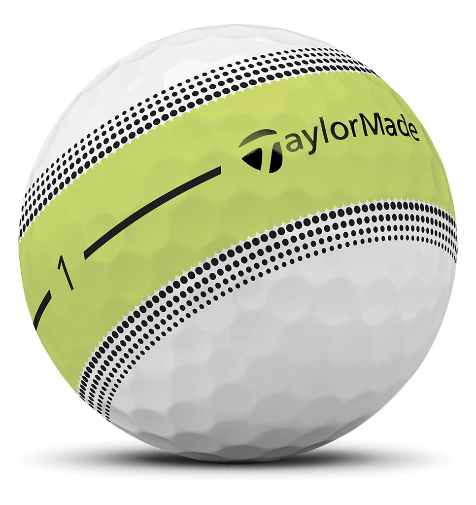 Balles de golf Taylormade - Tour Response Stripe Neon x12 Jaune - Horslimits - balles de golf
