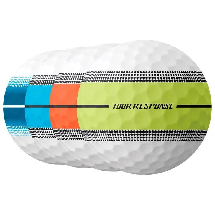 Balles de golf Taylormade - Tour Response Stripe Neon x12 Multicolore PT - Horslimits - balles de golf