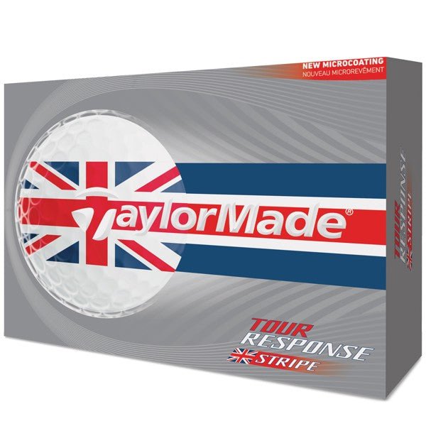 Balles de golf Taylormade - Tour Response Stripe Neon x12 UK - Horslimits - balles de golf
