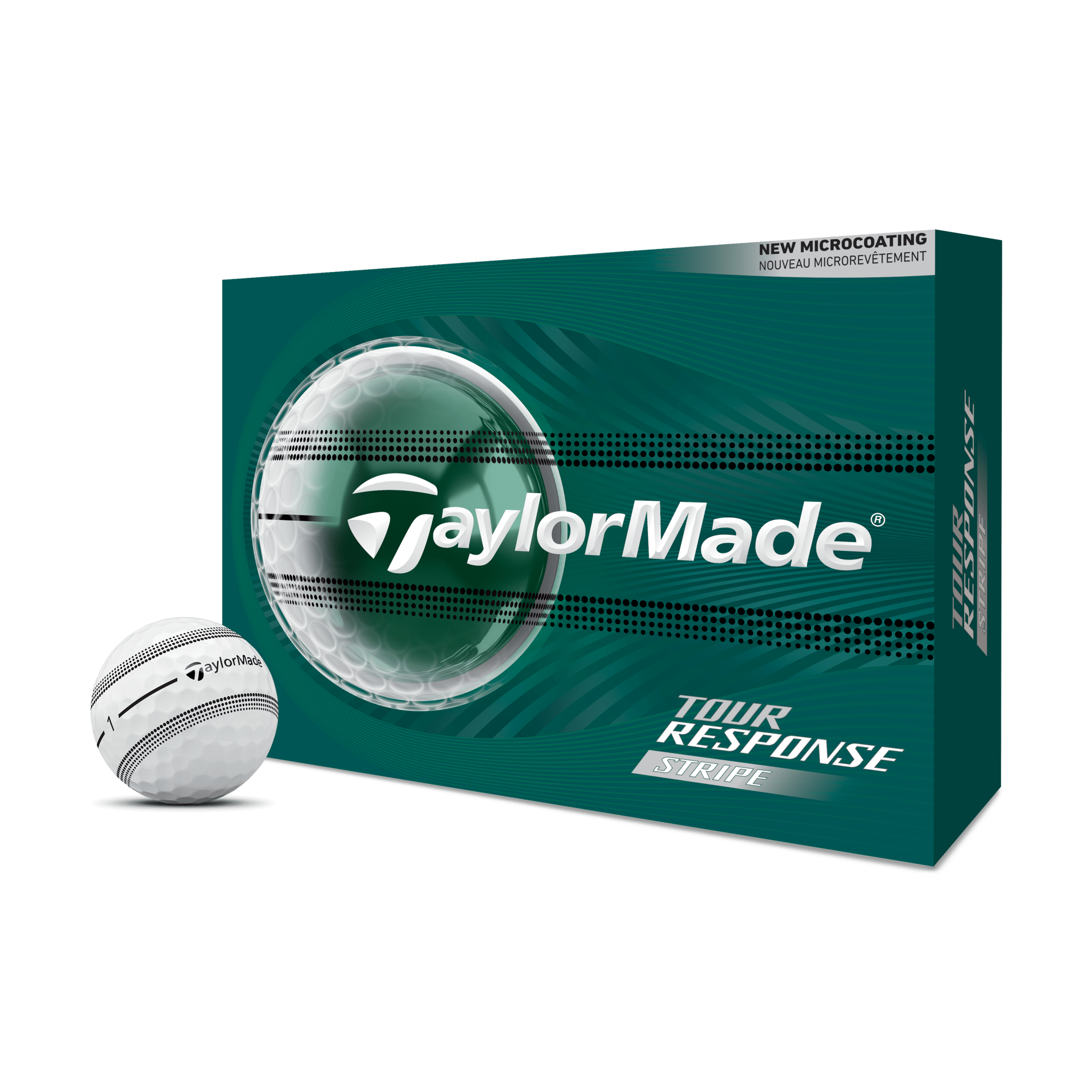 Balles de golf Taylormade - Tour Response Stripe x12 Blanc - Horslimits - balles de golf