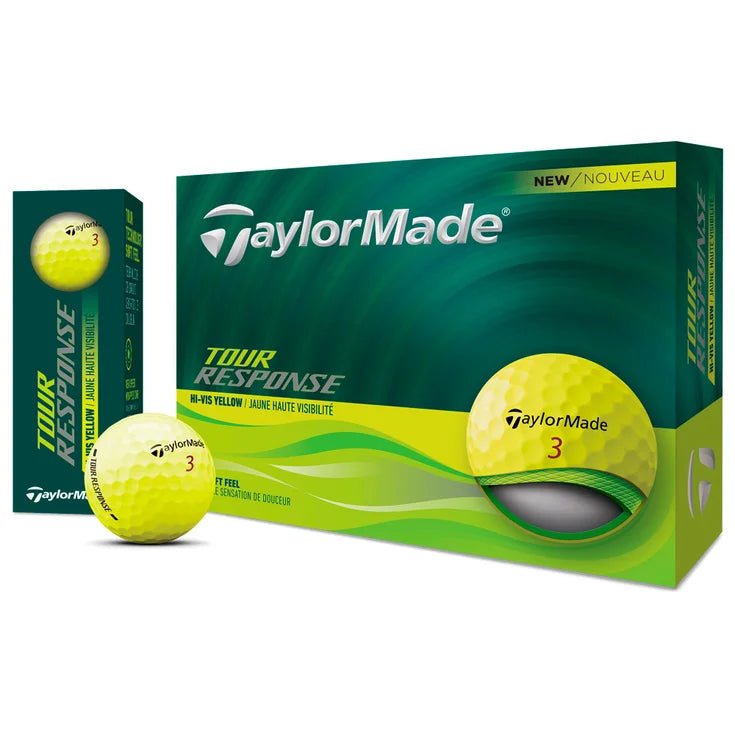 Balles de golf Taylormade - Tour Response x12 Jaune - Horslimits - balles de golf