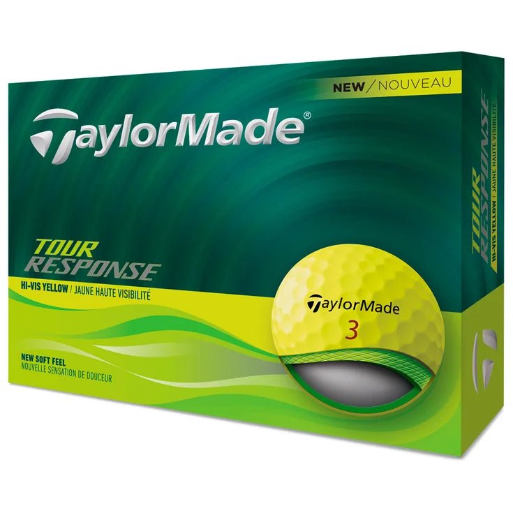 Balles de golf Taylormade - Tour Response x12 Jaune - Horslimits - balles de golf