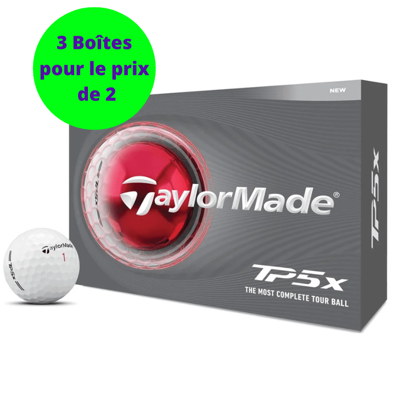 Balles de golf Taylormade - TP5 X - Blanc - Horslimits - balles de golf
