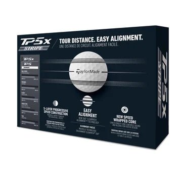Balles de golf Taylormade TP5 X Stripe Blanc - Horslimits - balles de golf