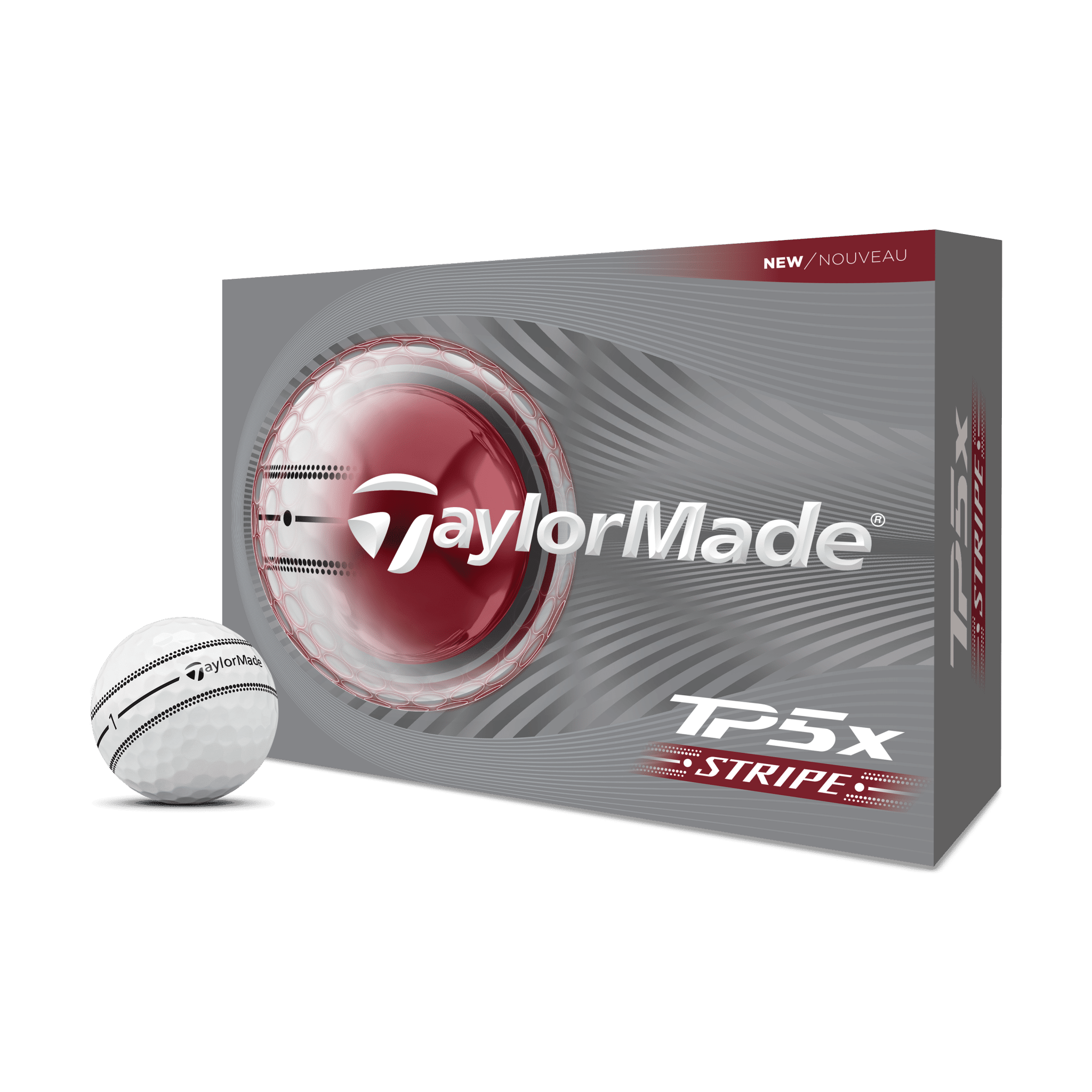 Balles de golf Taylormade TP5 X Stripe Blanc - Horslimits - balles de golf