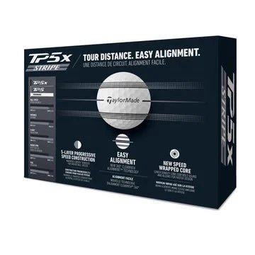 Balles de golf Taylormade TP5 X Stripe Blanc PT - Horslimits - balles de golf