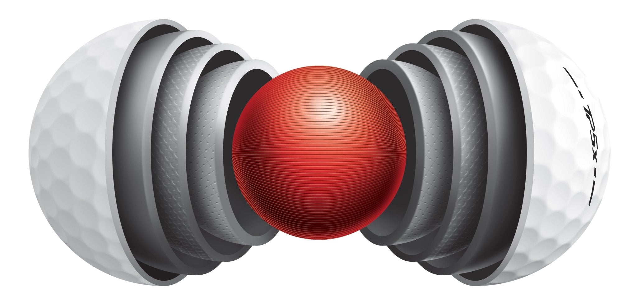 Balles de golf Taylormade - TP5 X -x12 blanc - Horslimits - balles de golf