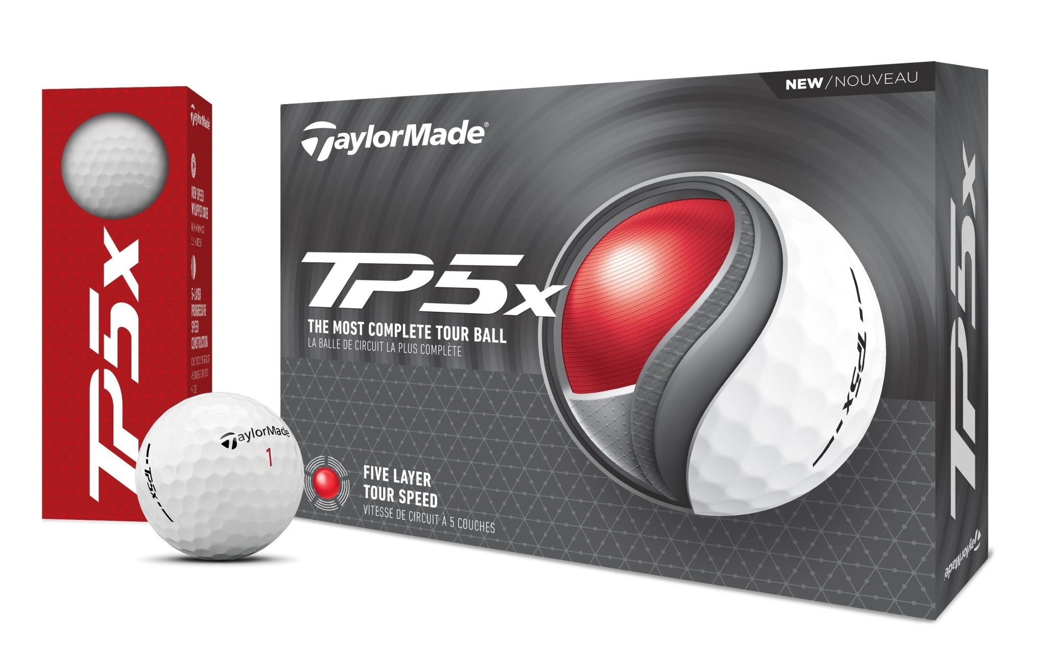 Balles de golf Taylormade - TP5 X -x12 blanc - Horslimits - balles de golf