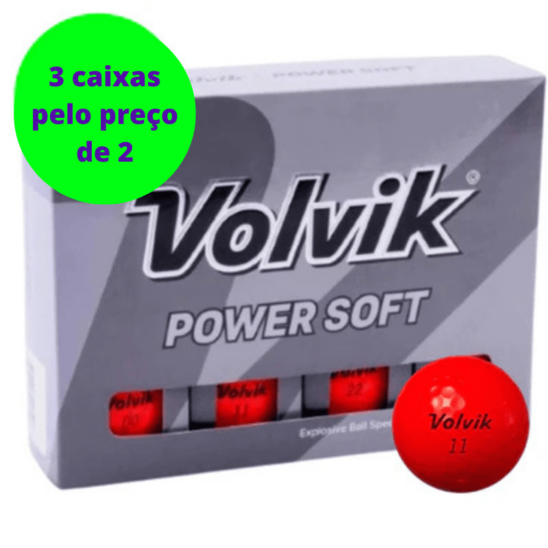 Balles de golf Volvik - Power - Soft x12 Rouge - Horslimits - balles de golf