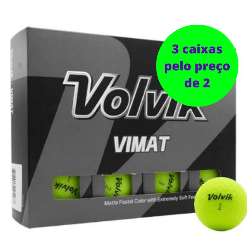 Balles de golf Volvik - Vimat x12 Vert - Horslimits - balles de golf