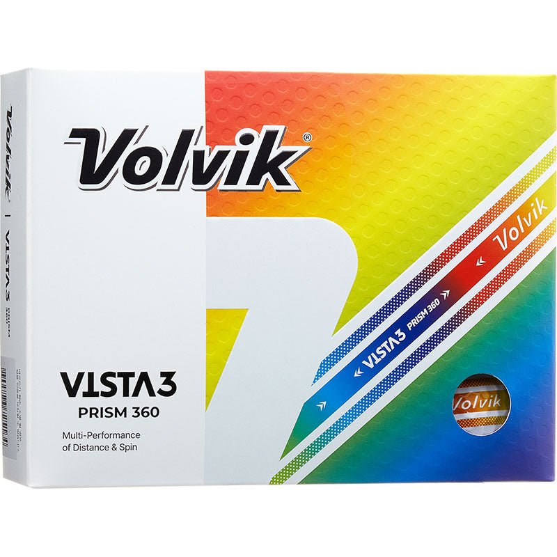 Balles de golf Volvik -Vista 3 Prism 360° x12 - Horslimits - balles de golf