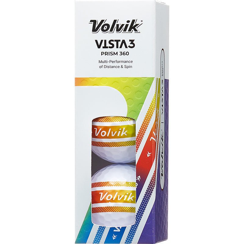 Balles de golf Volvik -Vista 3 Prism 360° x12 - Horslimits - balles de golf