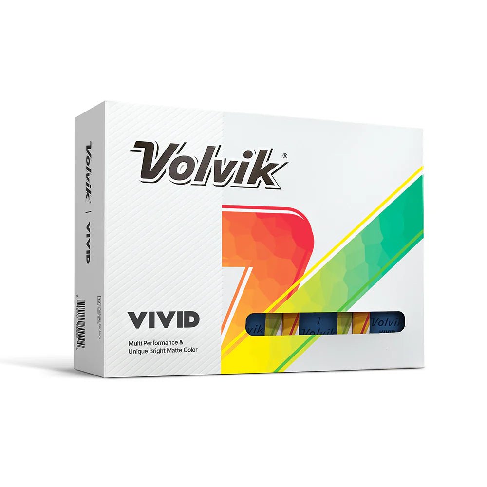 Balles de golf Volvik - Vivid Matte x12 Bleu - Horslimits - balles de golf