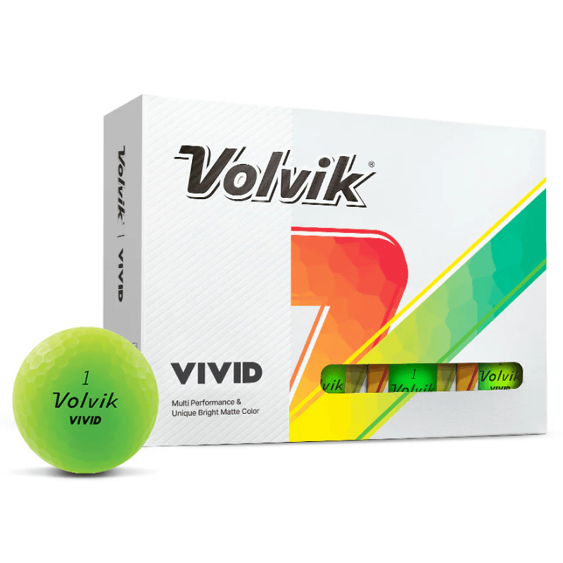 Balles de golf Volvik - Vivid Matte x12 Vert PT - Horslimits - balles de golf