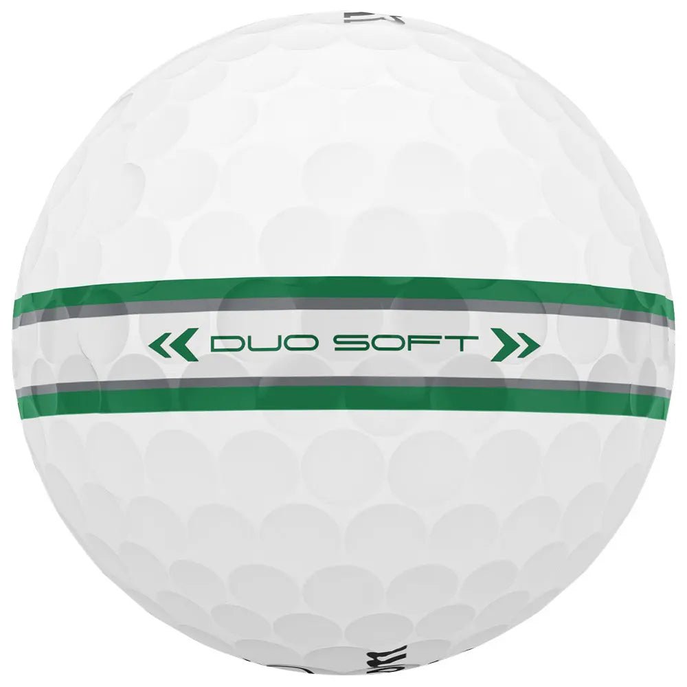 Balles de golf Wilson - Duo Soft TRK 360 Green Silver x12 - Horslimits - balles de golf
