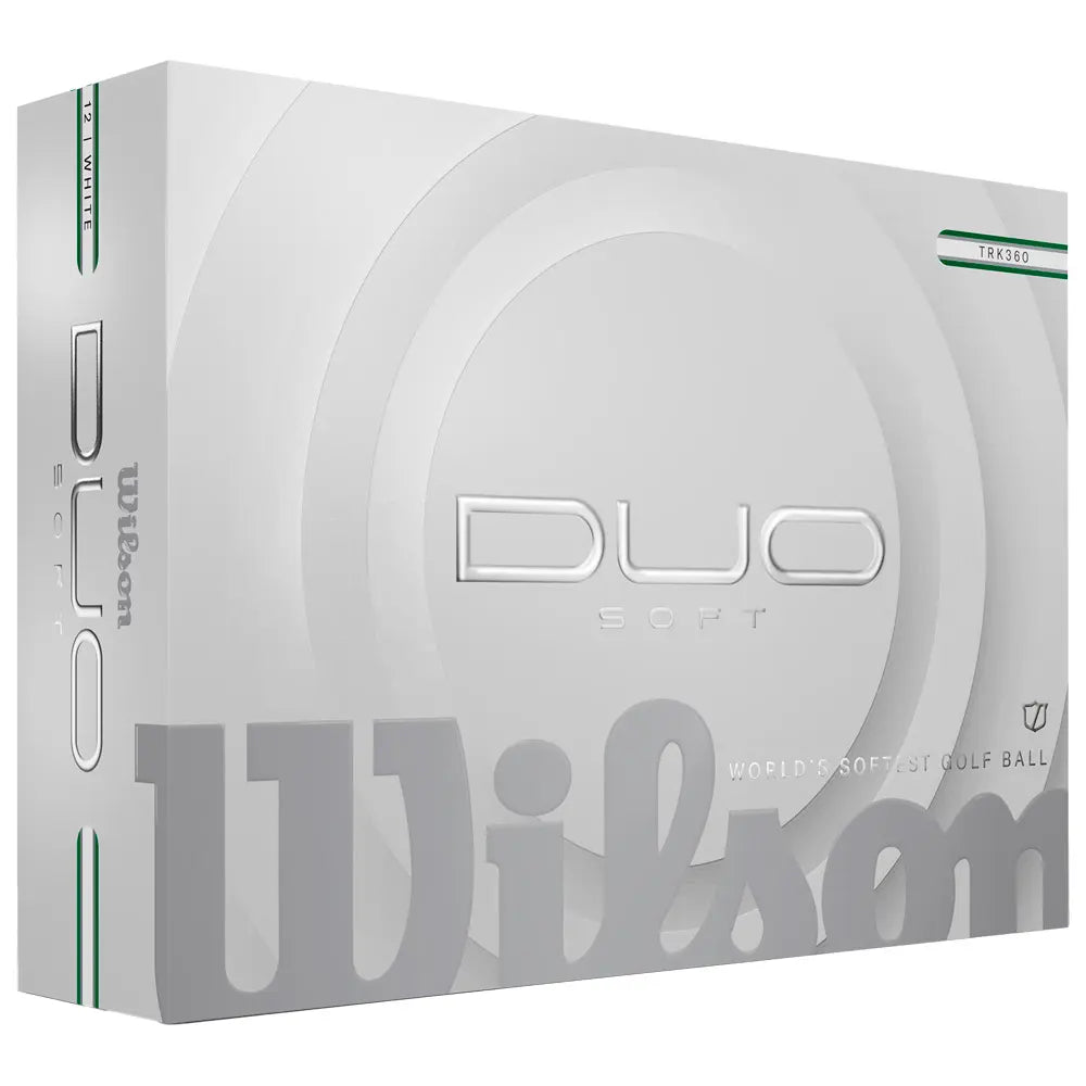 Balles de golf Wilson - Duo Soft TRK 360 Green Silver x12 - Horslimits - balles de golf