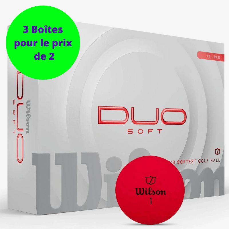 Balles de golf Wilson - Duo Soft+ x12 - Horslimits - balles de golf