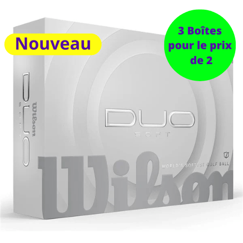 Balles de golf Wilson - Duo Soft+ x12 Blanches - Horslimits - balles de golf