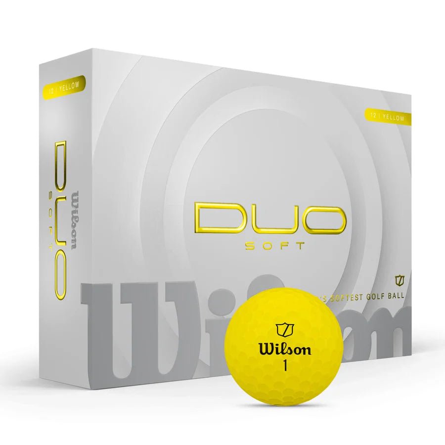 Balles de golf Wilson - Duo Soft+ x12 Jaune - Horslimits - balles de golf
