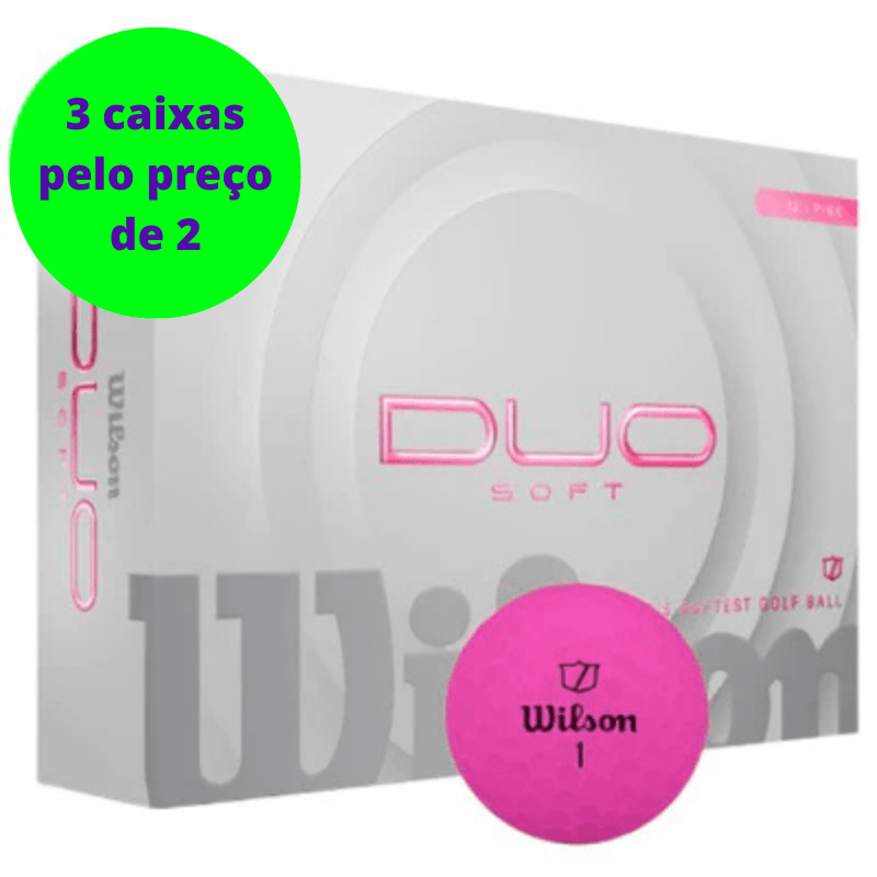 Balles de golf Wilson - Duo Soft+ x12 Rose - Horslimits - balles de golf