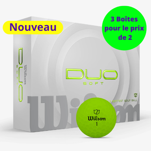 Balles de golf Wilson - Duo Soft+ x12 Vert - Horslimits - balles de golf