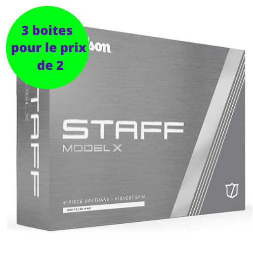 Balles de golf Wilson Staff - Staff model X x12 Blanc - Horslimits - balles de golf