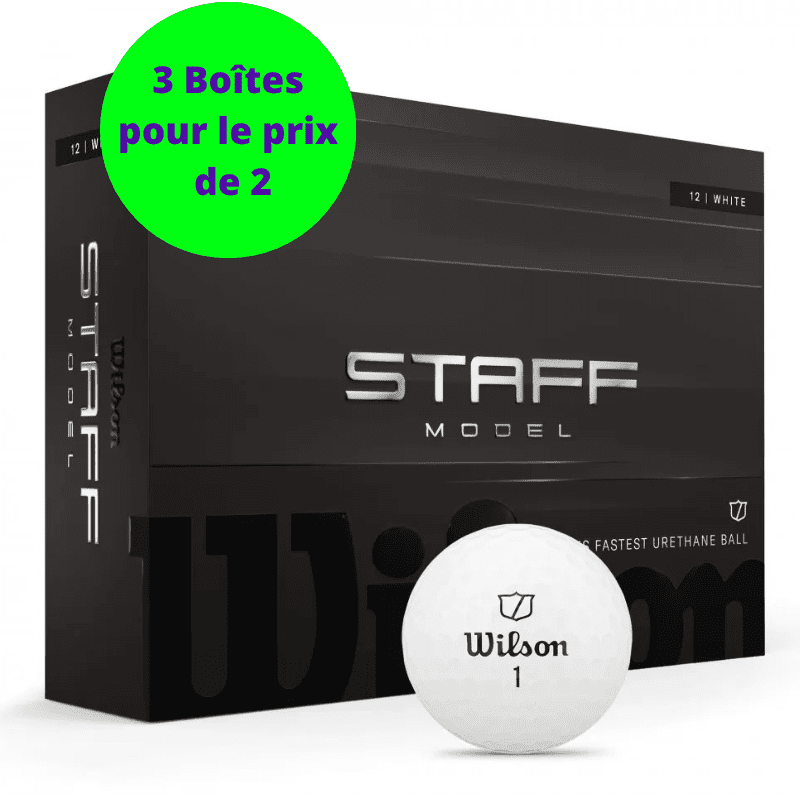 Balles de golf Wilson Staff - Staff model x12 Blanc - Horslimits - balles de golf