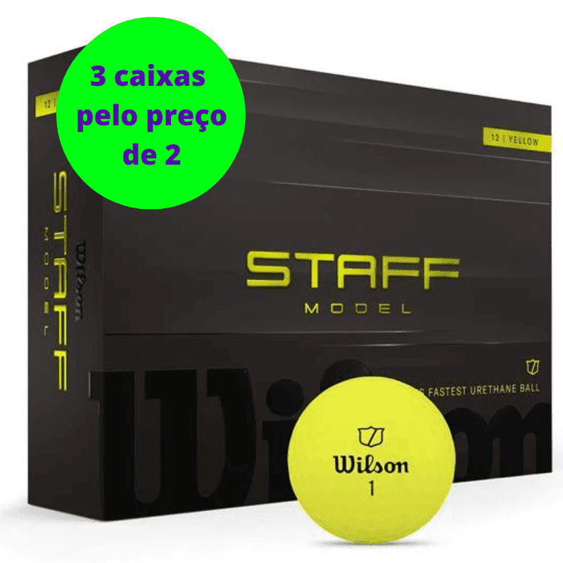 Balles de golf Wilson Staff - Staff model x12 Jaune - Horslimits - balles de golf