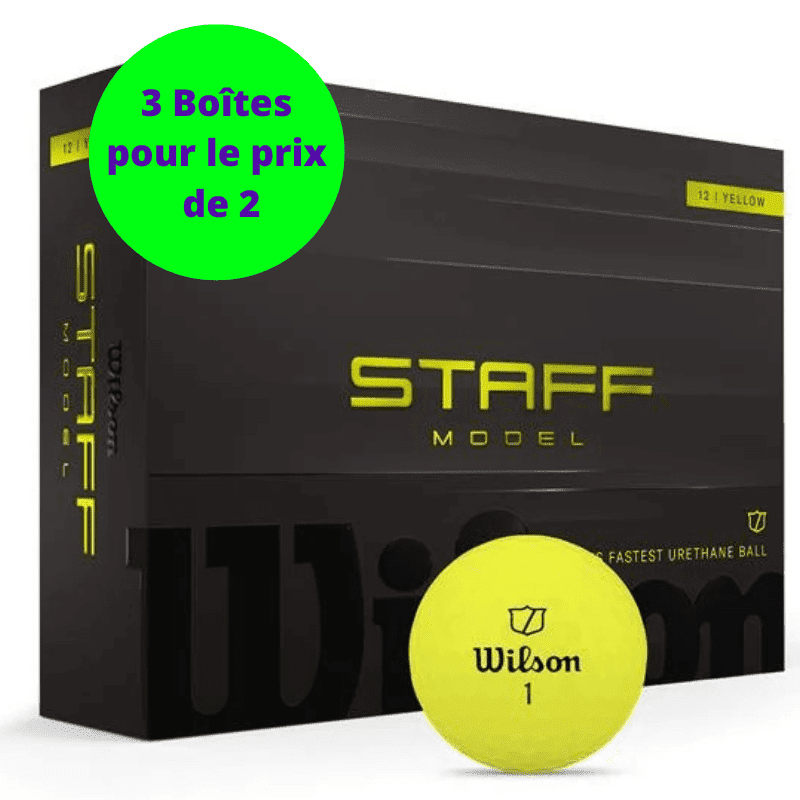 Balles de golf Wilson Staff - Staff model x12 Jaune - Horslimits - balles de golf