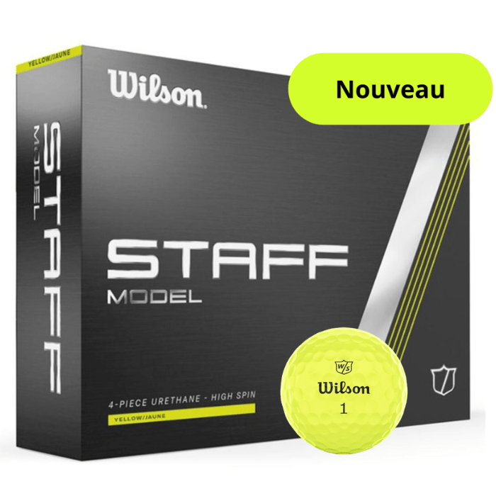 Balles de golf Wilson Staff - Staff model x12 Jaune PT - Horslimits - balles de golf