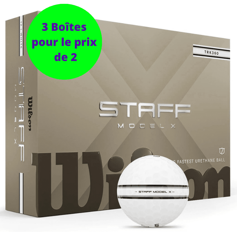 Balles de golf Wilson Staff TRK 360 - Staff model X x12 Blanc - Horslimits - balles de golf