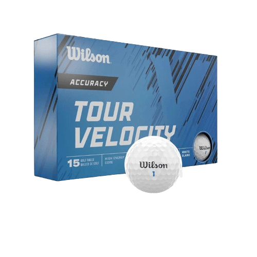 Balles de golf Wilson - Tour Velocity accuracy x15 Blanc PT - Horslimits - balles de golf
