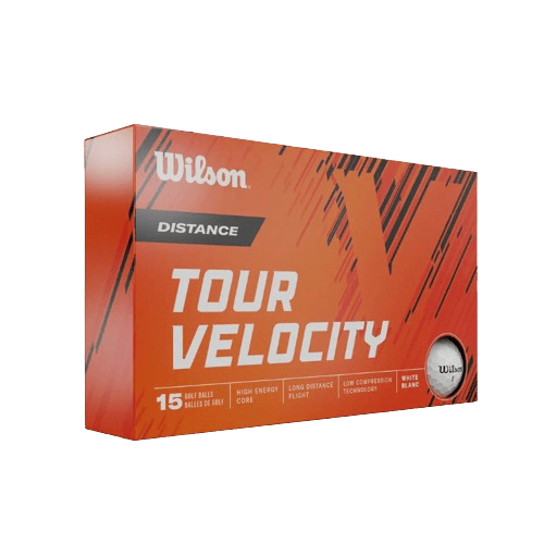 Balles de golf Wilson - Tour Velocity Distance x15 Blanc - Horslimits - balles de golf