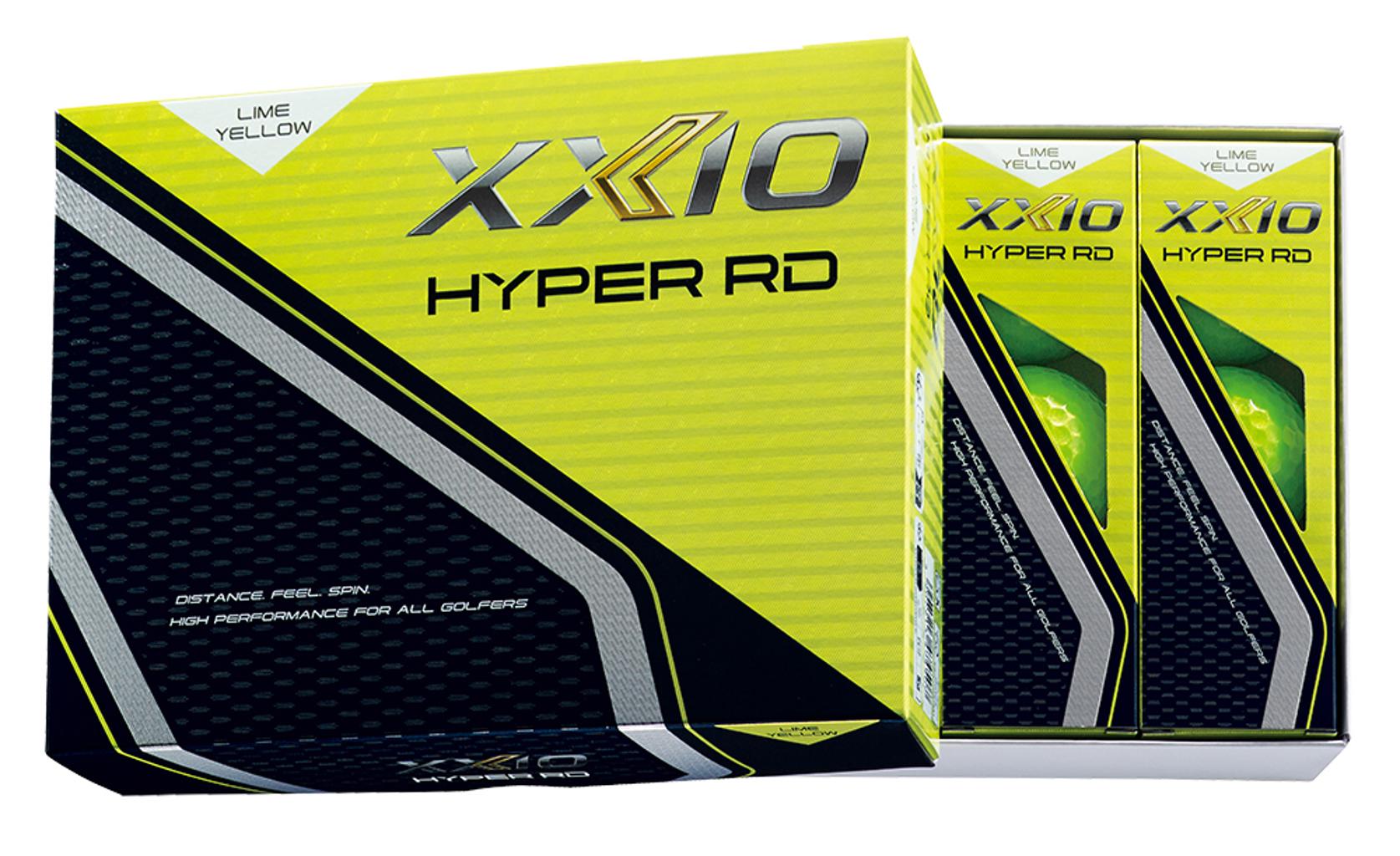 Balles de Golf XXIO Hyper RD Premium X12 Citron vert - Horslimits - balles de golf
