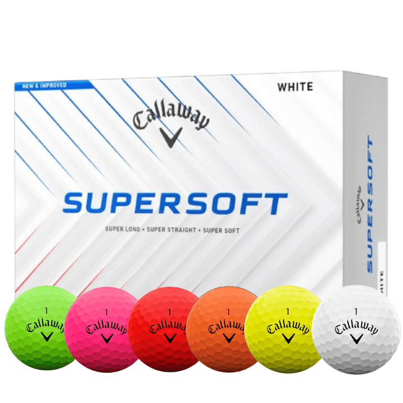Callaway - 12 Boites Supersoft logotées - Horslimits - balles de golf
