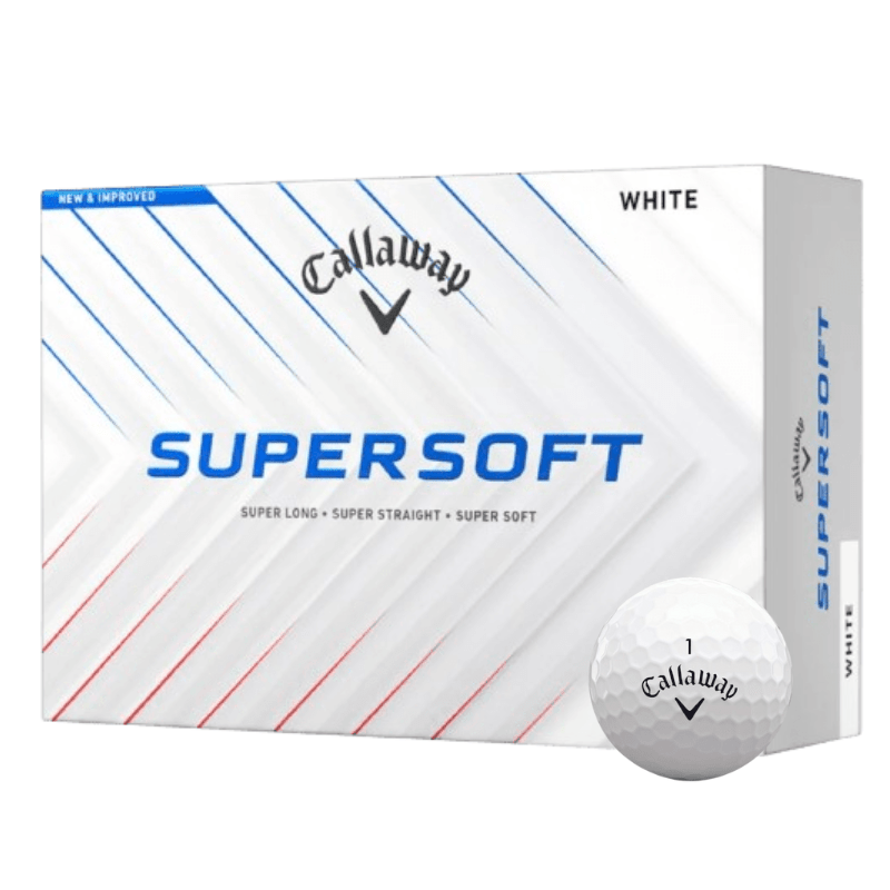 Callaway - 4 Boîtes Supersoft logotées - Horslimits - balles de golf