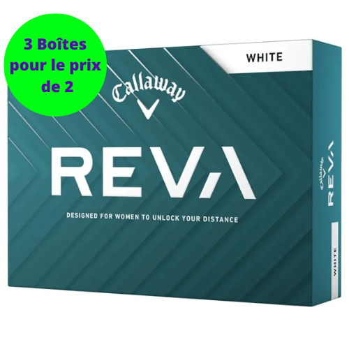 Callaway - Reva Pearl x12 Blanc PT - Horslimits - balles de golf