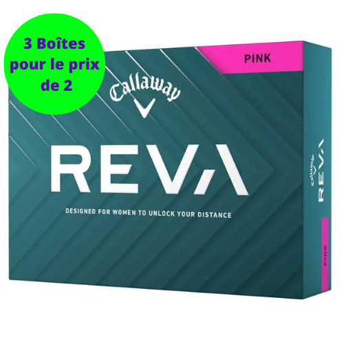 Callaway - Reva Pearl x12 Rose - Horslimits - balles de golf
