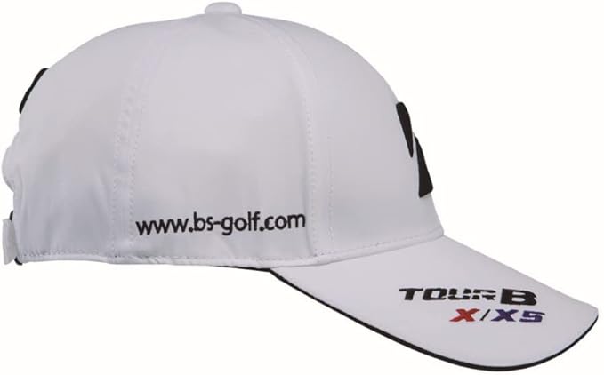 Casquette Bridgestone Pro Model Mens Cap Blanc Noir - Horslimits - balles de golf